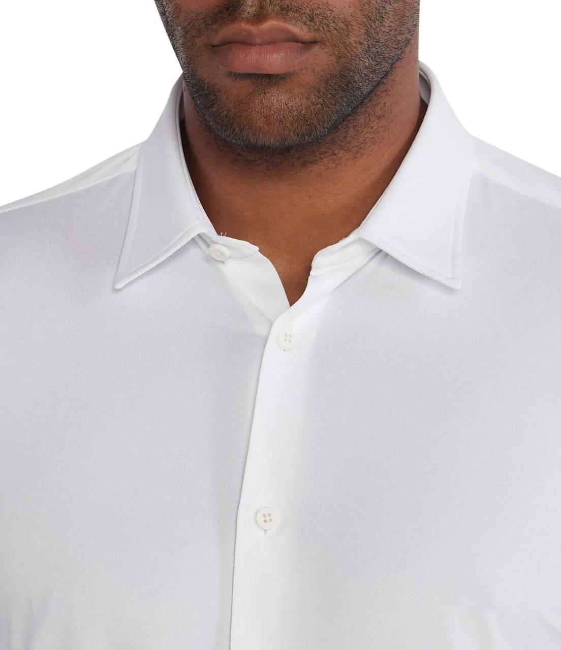 Hugo Shirts White weiB Hauts decontractes