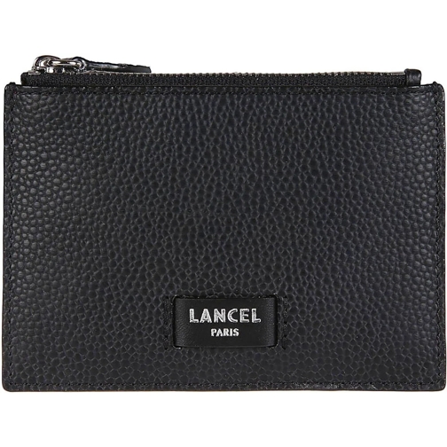 Lancel Porte-monnaie Ninon De Lancel Large Zip Credit Card Holder Black schwarz