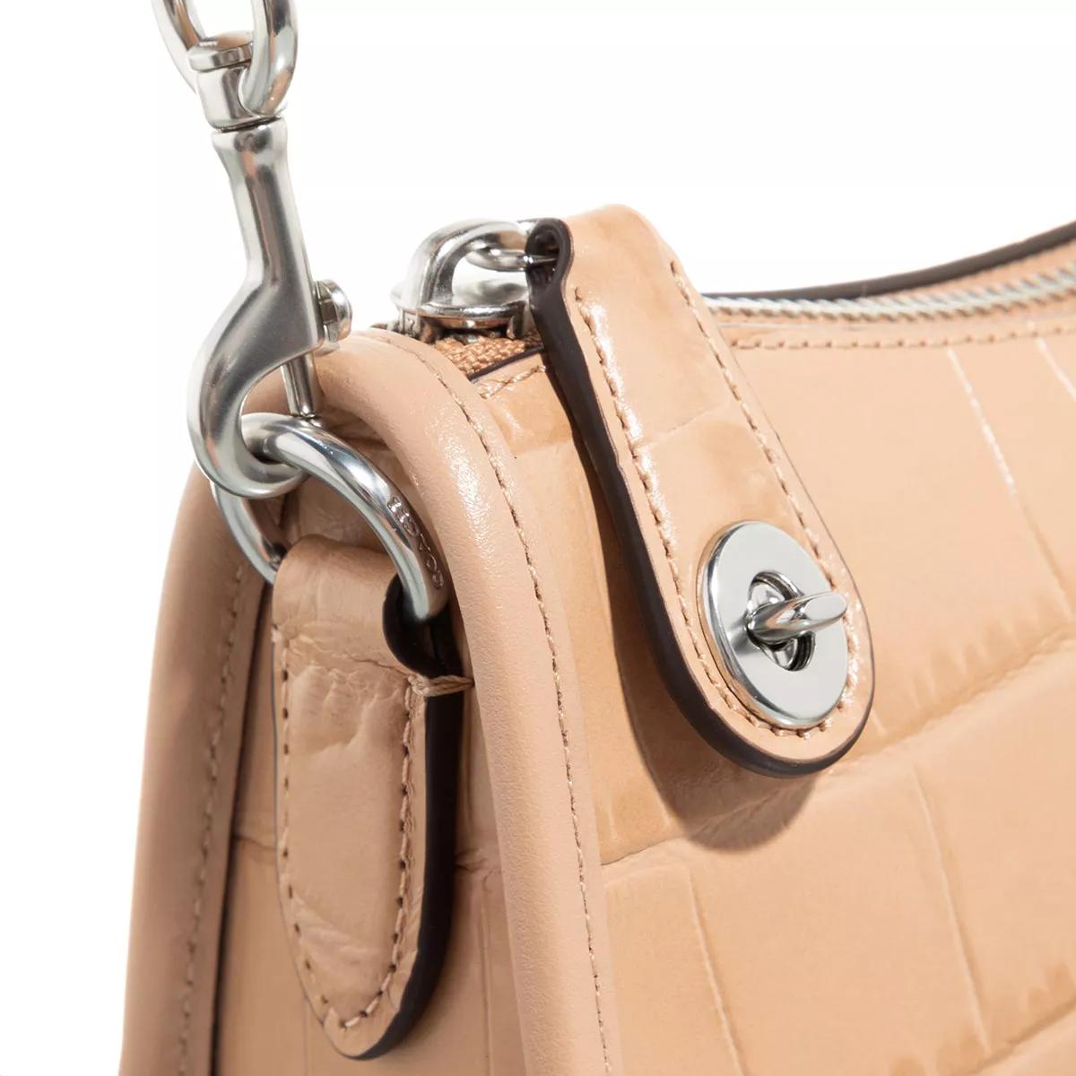 Coach Crossbody bags Embossed Croc Swinger 20 in beige