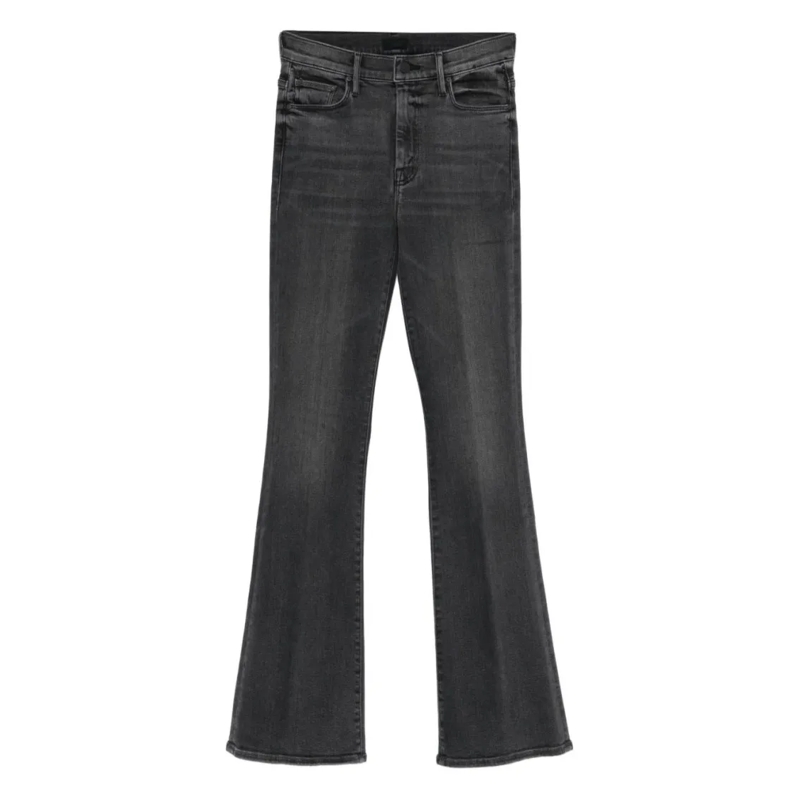 Mother Jeans Flared Black Jeans With Vintage Appeal And Flatter Black