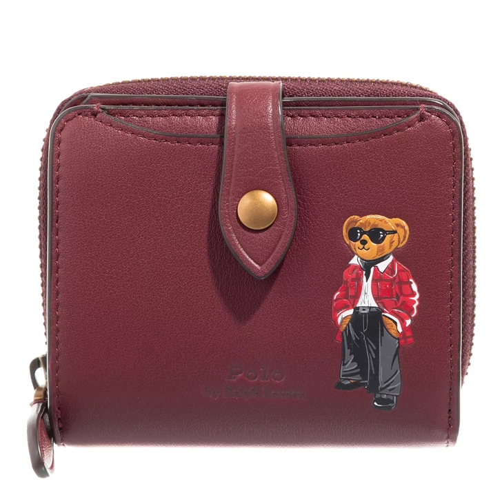 Polo Ralph Lauren COIN PURSE SMALL - Wallet - bordeaux 