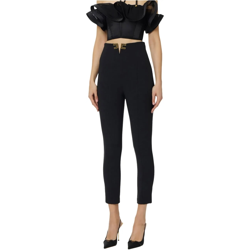 Elisabetta Franchi  Trousers Black schwarz