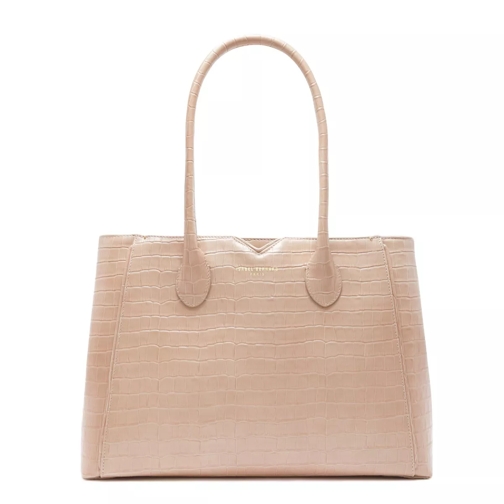 Isabel Bernard Isabel Bernard Honoré Cloe Midi kroko beige Handta Beige Borsa da shopping