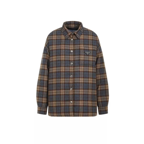 Prada Tobacco Brown Wool Jacket Brown 