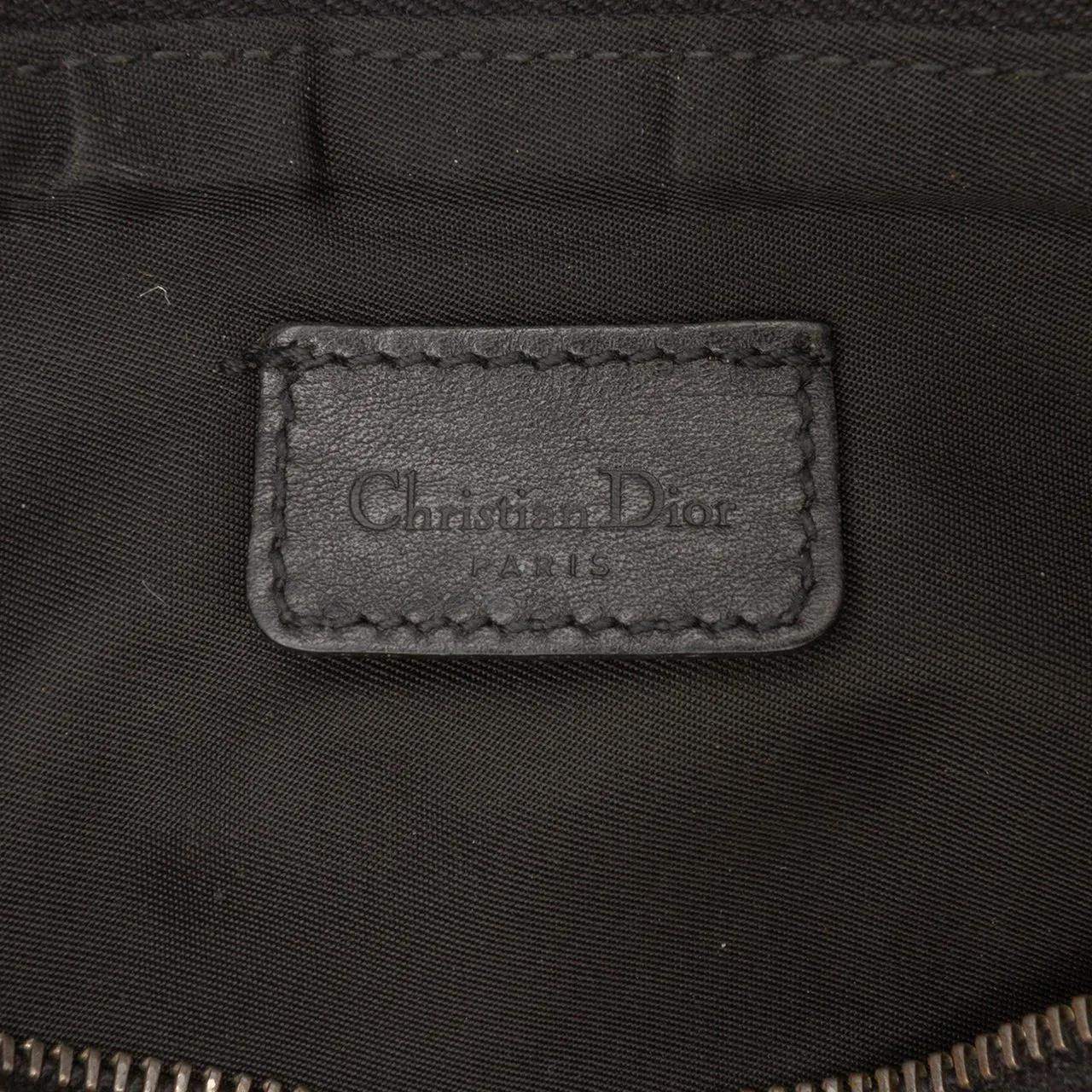 Thumbnail - Christian Dior Hobo Bags - Mini Diorissimo Canvas Saddle Pochette - Gr. unisize - in Schwarz - für Damen