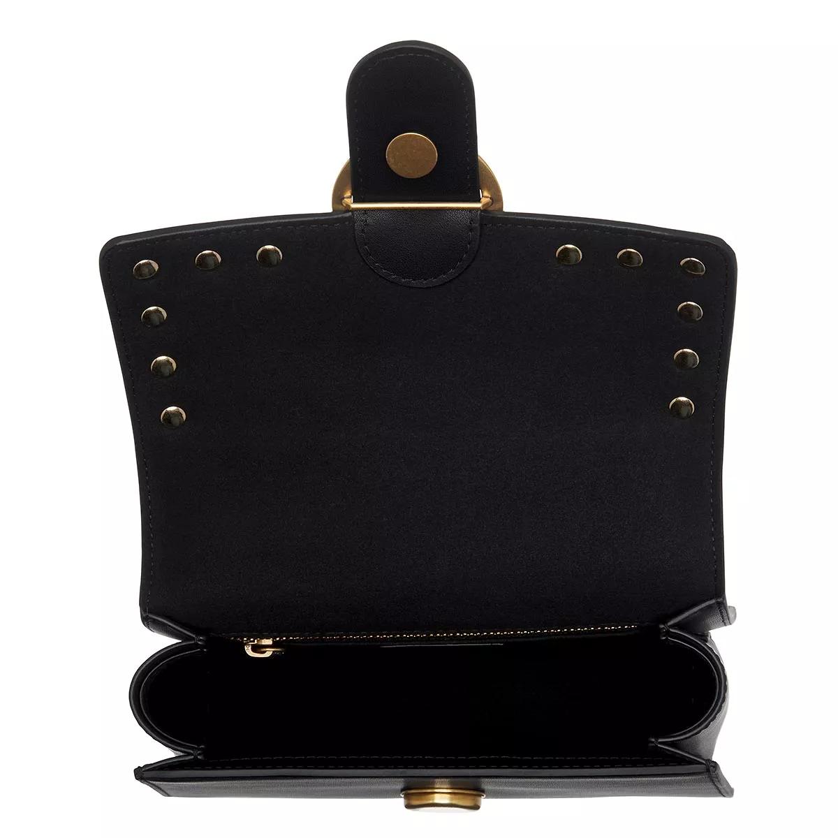 pinko Crossbody bags Love One Top Handle Mini Light in zwart