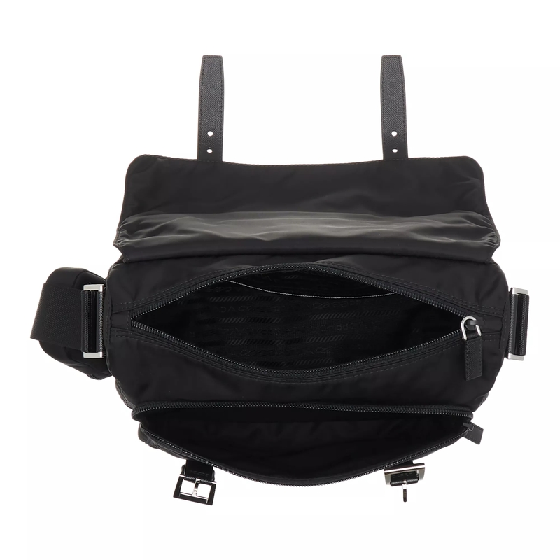 Prada Messenger Bag Pattina Vela schwarz(Image 6)