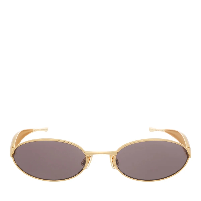 Bottega Veneta Sonnenbrille BV1386S-001 Gold-Gold-Grey(Image 3)