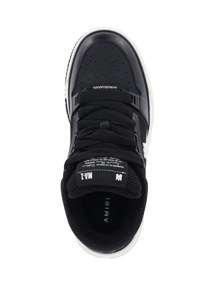 Thumbnail - Amiri Low-Top Sneaker - Sporty Black Sneakers With Textured Accents - Gr. 44 (EU) - in Schwarz - für Damen