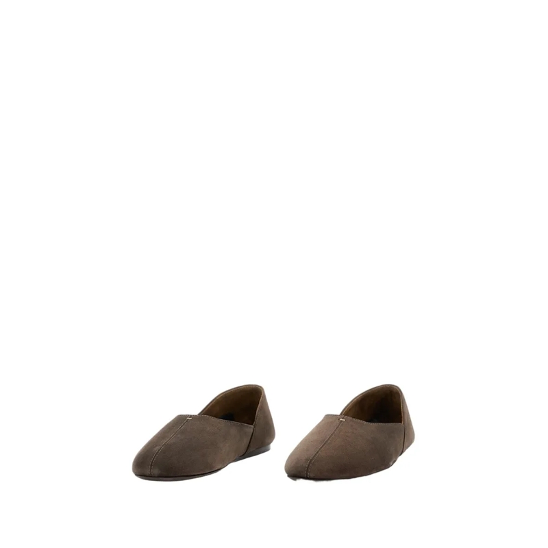 Khaite Balletschoenen Jane Flat Ballerina Brown