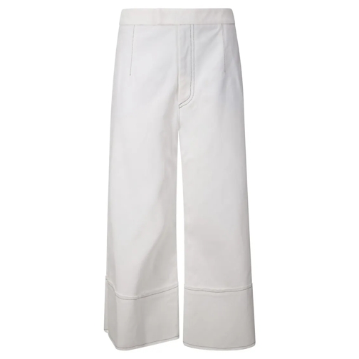 JEJIA  Comfortable Cotton Trousers White