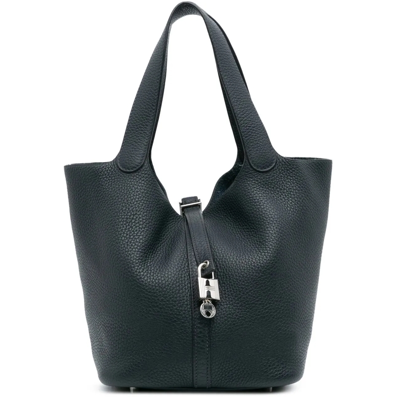 Hermès Fourre-tout Clemence Picotin Lock 22 blau
