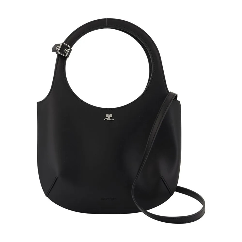 Courrèges Schultertasche Holy Purse - Courreges - Leather - Black Black