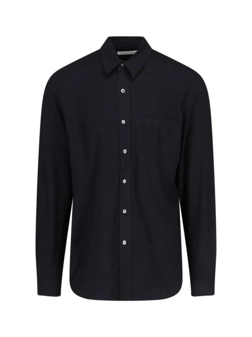 Thumbnail - Our Legacy - Silk Shirt – Black - Größe 50 - schwarz