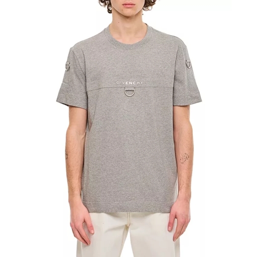 Givenchy Slim Fit Hardware Tshirt Grey 