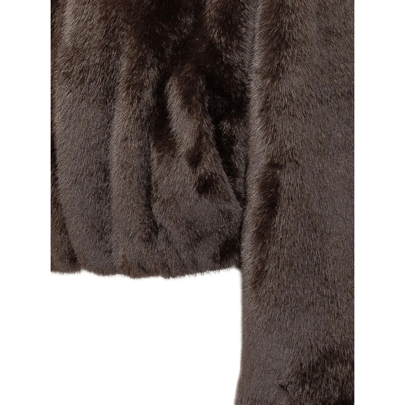 Pinko Übergangsjacke Giacca Gasteria Corta con Cappuccio braun(Image 4)