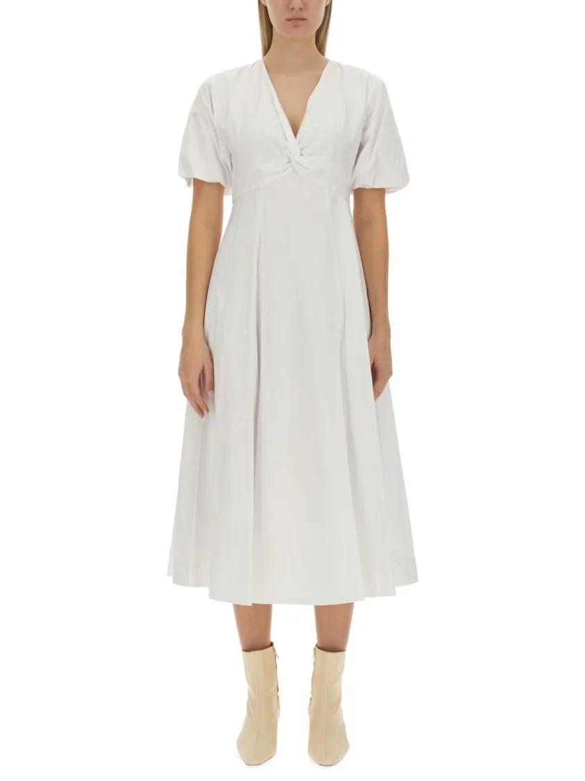 Thumbnail - Staud - Finley Dress - Größe 10 - weiß