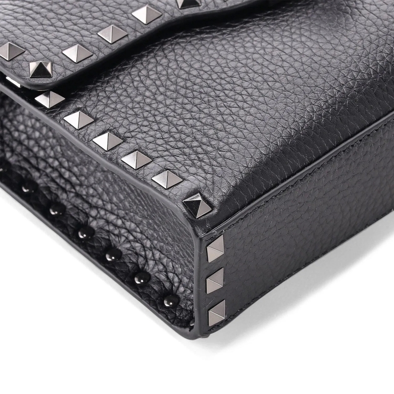 Valentino Garavani Crossbody Bag Tasche aus Leder schwarz(Image 4)