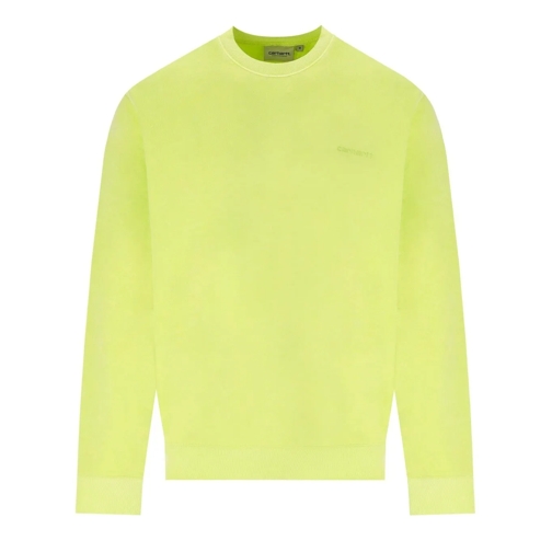 Carhartt Wip Truien CARHARTT WIP DUSTER SCRIPT ARCTIC LIME SWEATSHIRT gelb