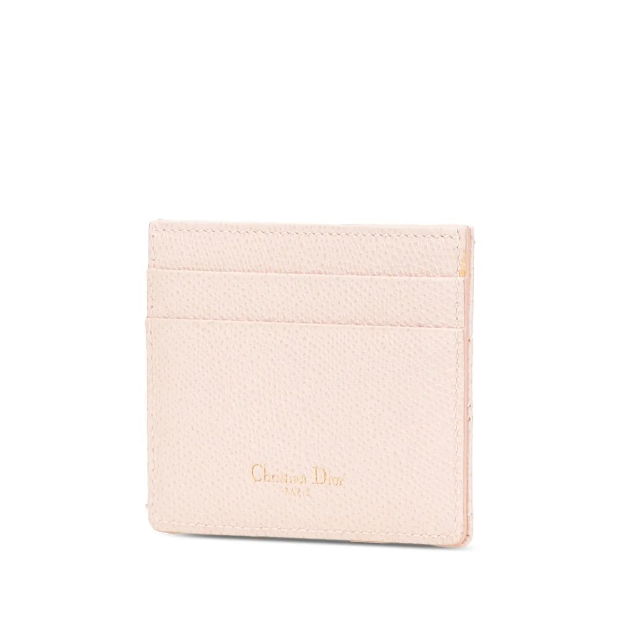 Thumbnail - Christian Dior Portemonnaie - Grained Calfskin Diorama Card Holder - Gr. unisize - in Gold - für Damen