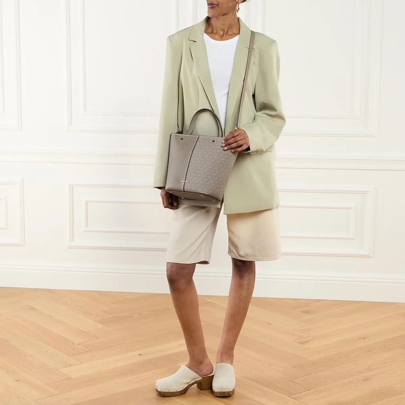 MICHAEL Michael Kors Tote Flora Md Tz Tote Birch(Image 2)