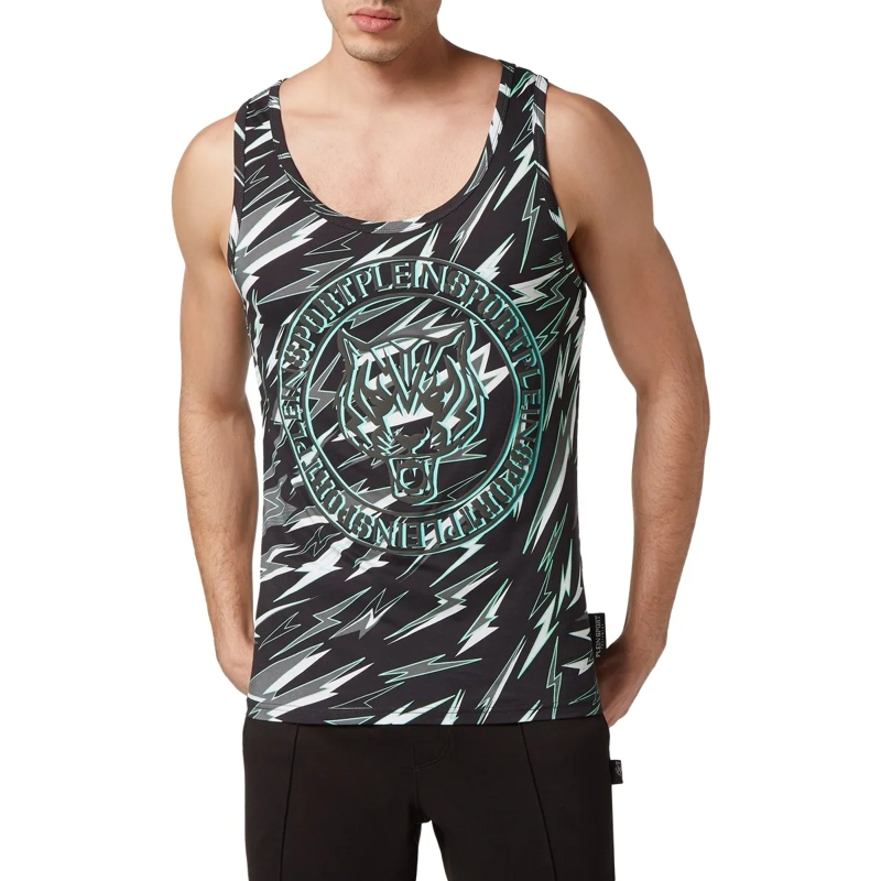 Plein Sport Top Tanktop schwarz