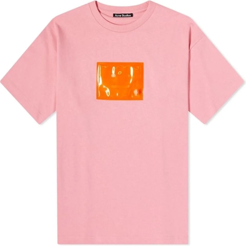 Acne Studios  Exford Inflate Logo T-shirt rose