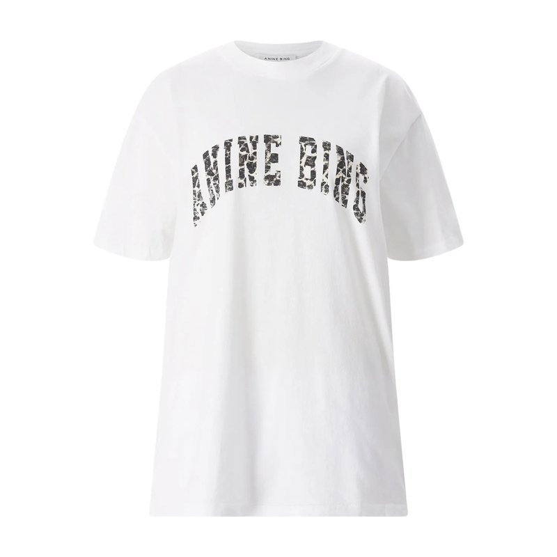 Anine Bing T-Shirt T-Shirt Walker weiß