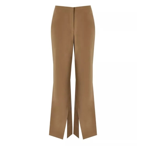 Stine Goya Leah Coffee Brown Flare Trousers Brown 