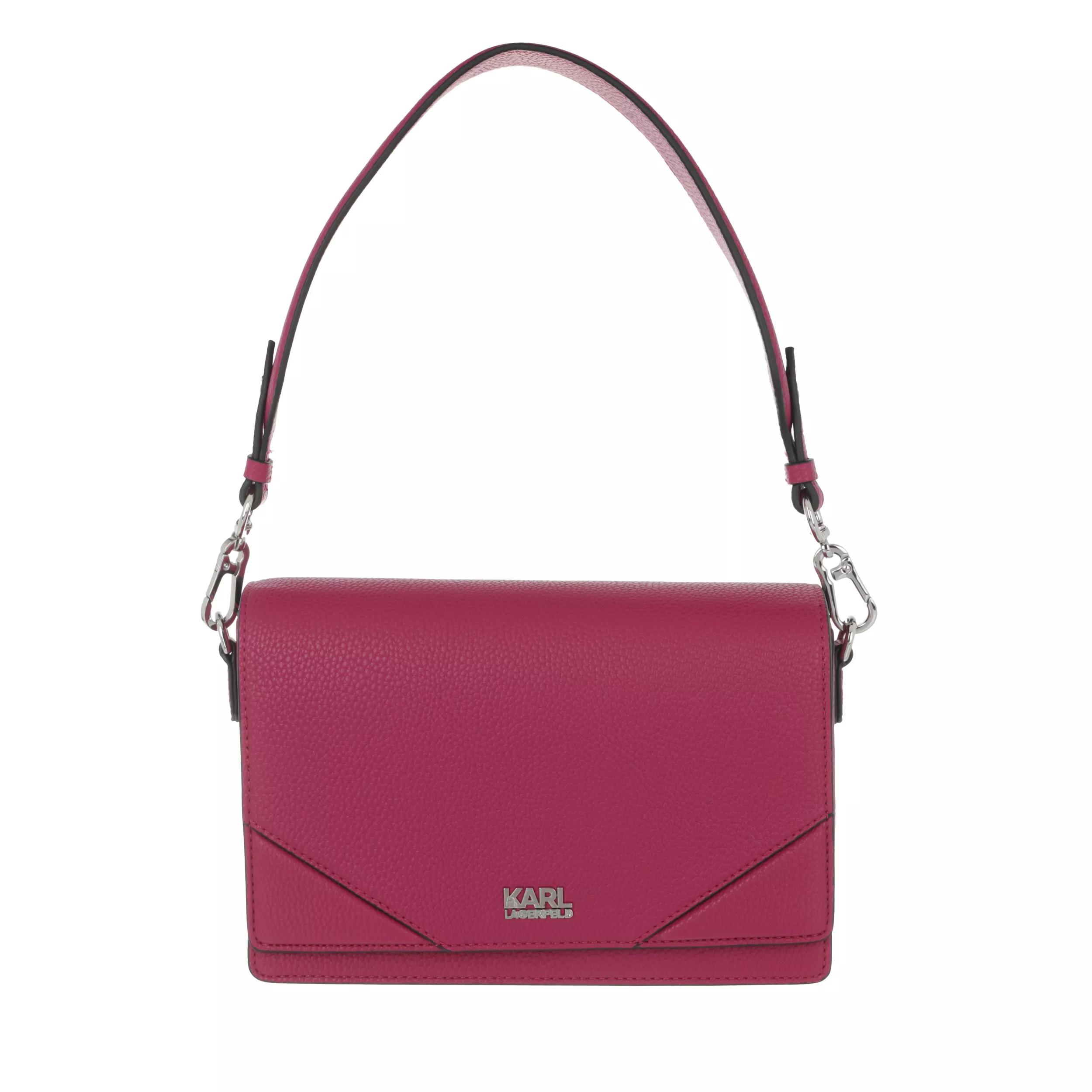 Karl Lagerfeld Crossbody Bags - K/Stone Big Shoulderbag - Gr. unisize - in Rosa - für Damen