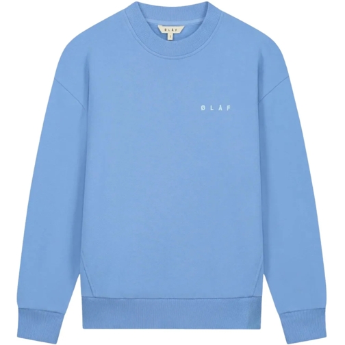 ØLÅF Sweatshirts �l�f Spiral Face Crewneck Sweaters Blauw W200201 blau