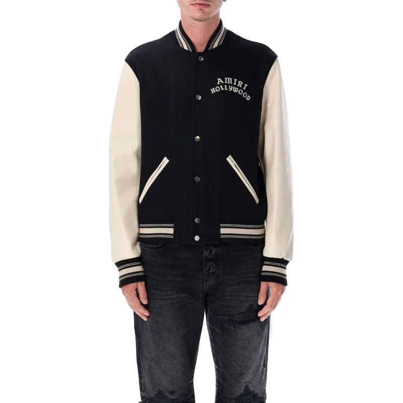 Amiri Bomberjacke Hollywood Bomber Jacket Black