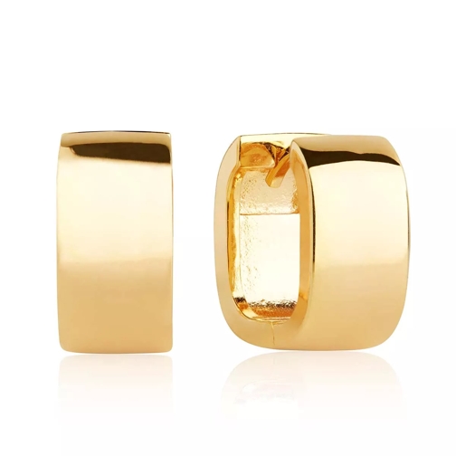Sif Jakobs Jewellery Matera Pianura Earrings 18K Gold Plated Orecchini a cerchio