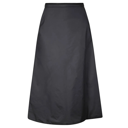 Moncler Midi Rokken Padded Midi Skirt Black