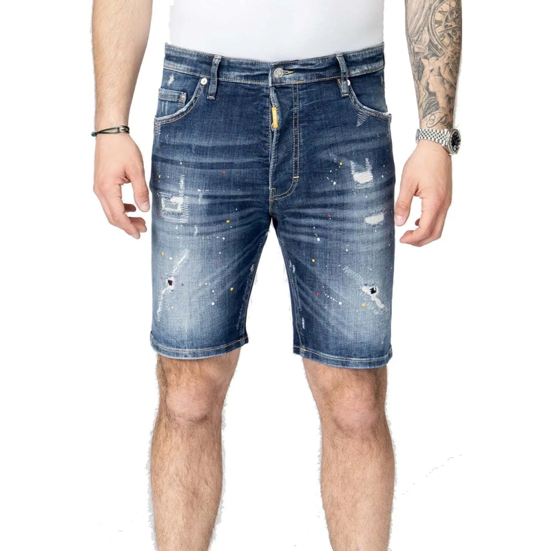 My Brand Skinny-Leg-Jeans MYB BORN IN ITALY SHORT JEANS | DENIM blau