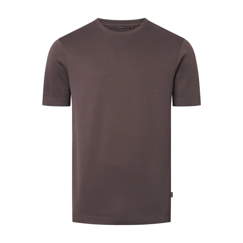 windsor. T-shirt T-Shirt Floro aus Baumwolle braun