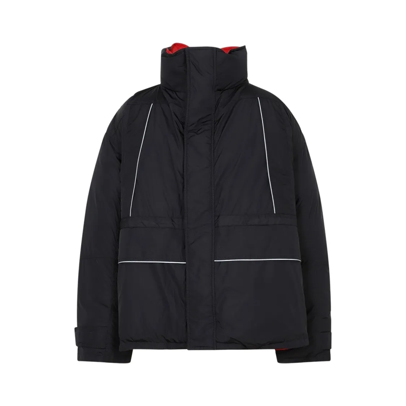 Balenciaga Parka Black Wrap Parka Black