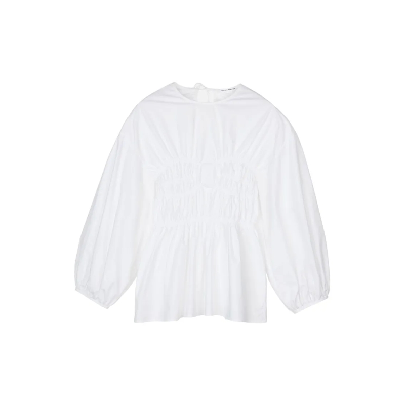 Cecille Bahnsen Blouse Camryn Top Cotton White