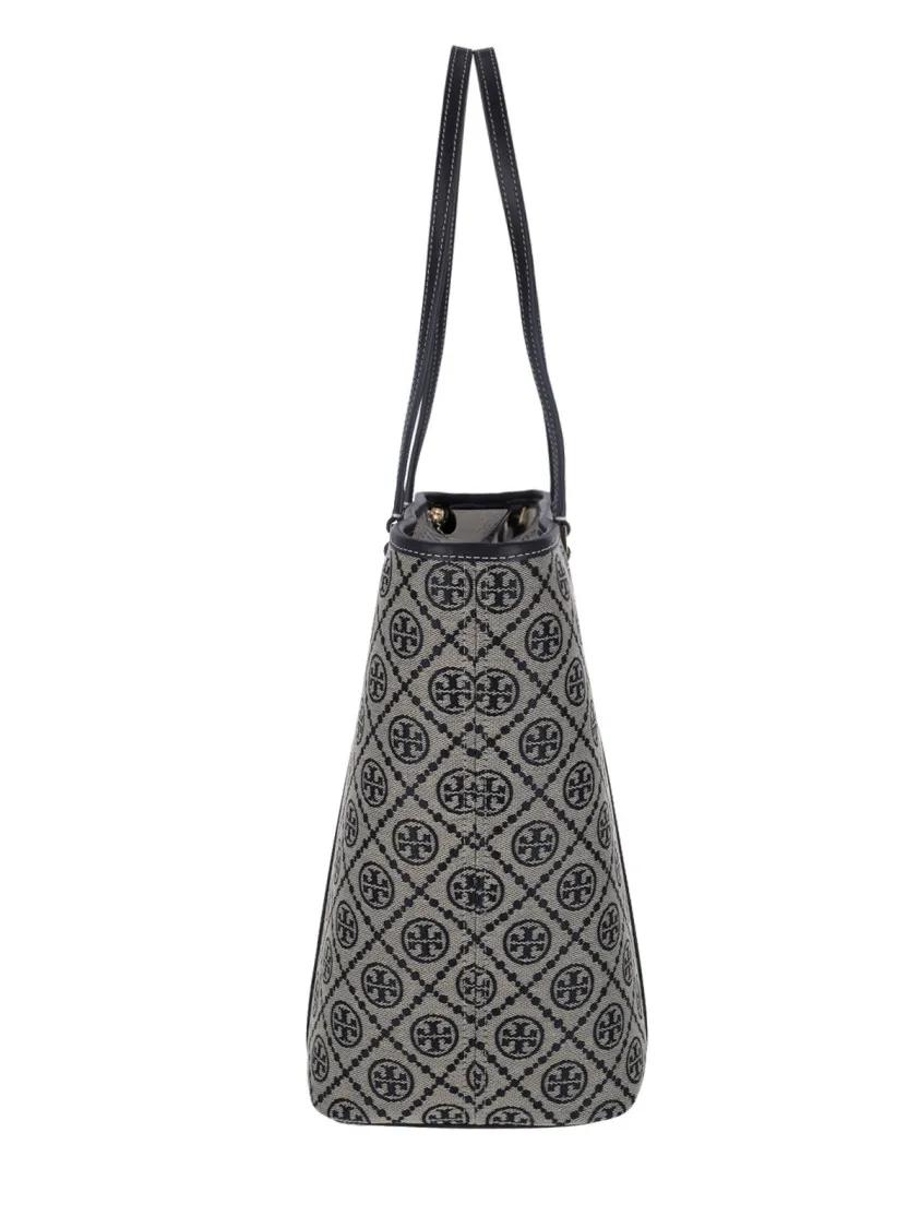 TORY BURCH Shoppers & Totes Large Tote Bag "T Monogram" – Beige in beige