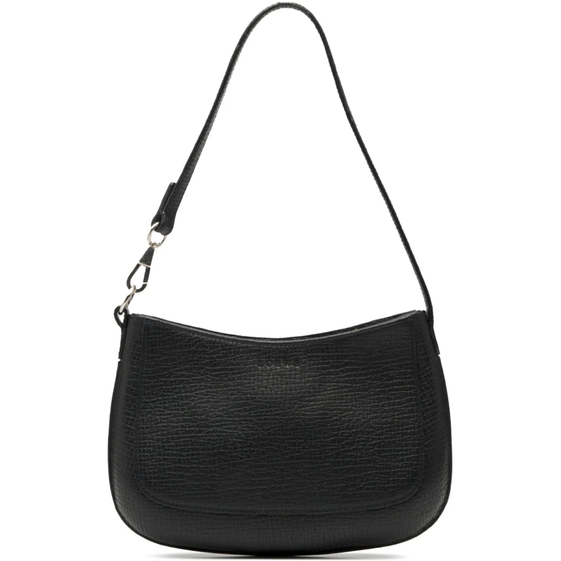 Loewe Schultertasche Leather Shoulder Bag schwarz