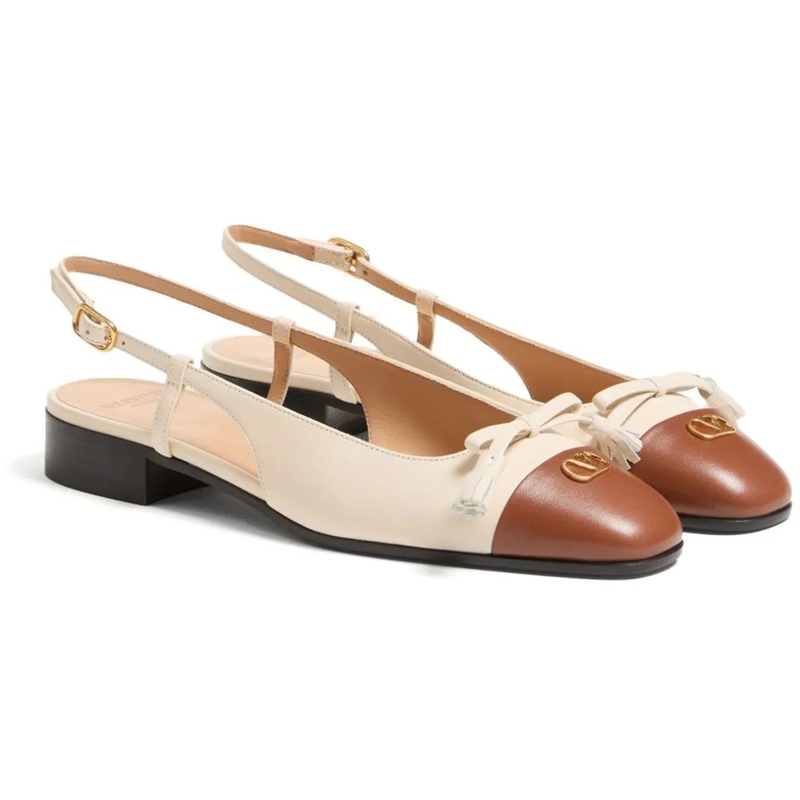 Valentino Garavani Ballerines Flat Shoes White weiß
