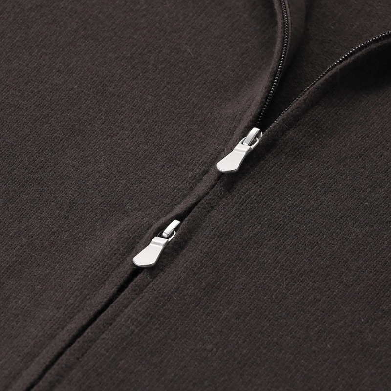 Gran Sasso Cardigan Strickjacke aus Schurwolle & Kaschmir grün(Image 6)
