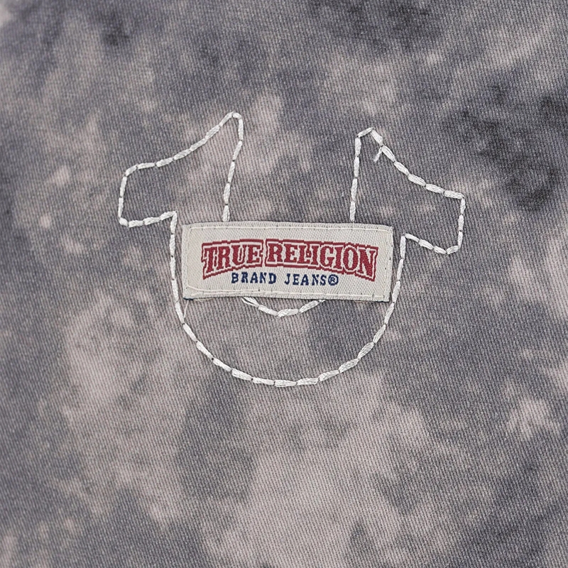 True Religion Hemd - Kastenförmiges Hemd- Kurzarm- Allover-Print-  bunt(Image 5)