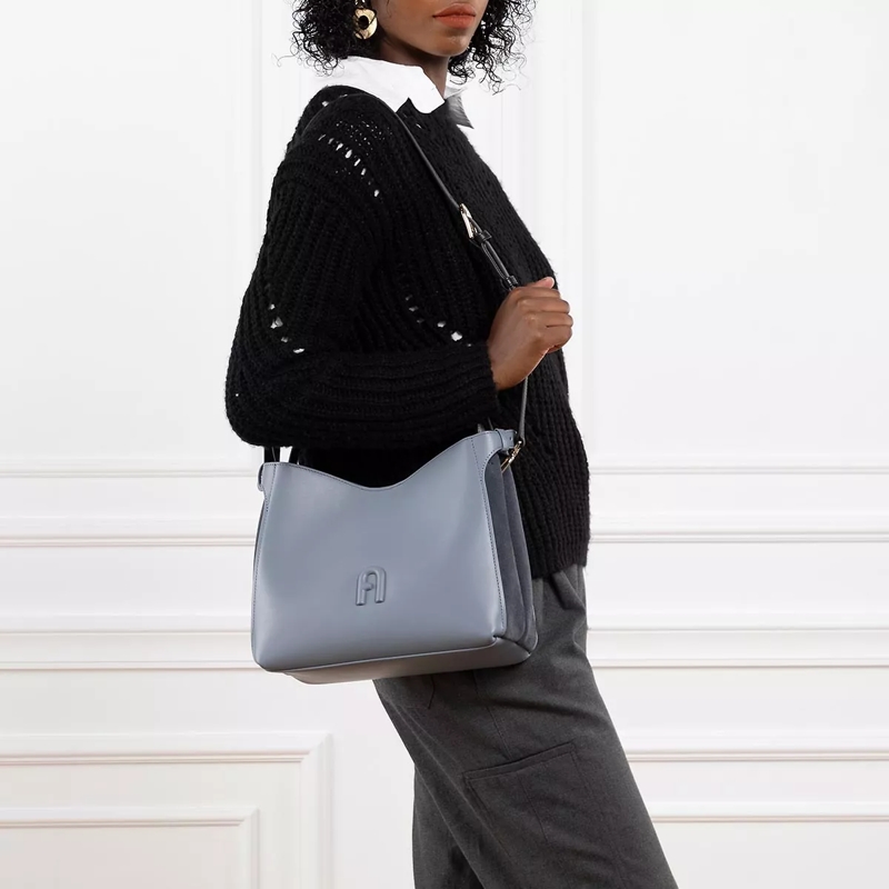 Furla Tote Furla Primula S Hobo Celestial/ Flag/ Nero(Image 2)