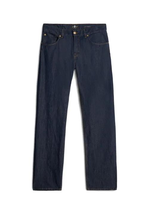 Thumbnail - Seven for all Mankind - Straight-Leg Dark Blue Denim Jeans - Größe 34 - blau