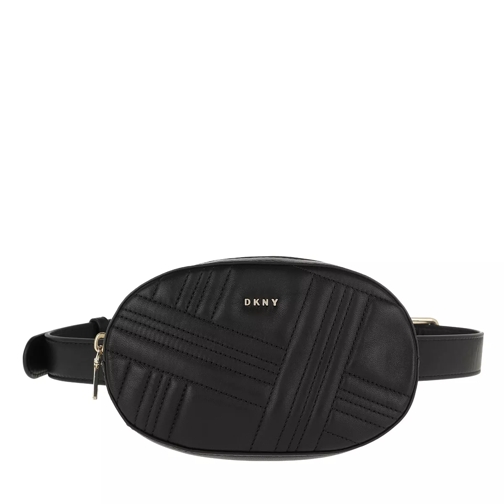 DKNY Allen Belt Bag Crossbody Black/Gold Borsetta a tracolla