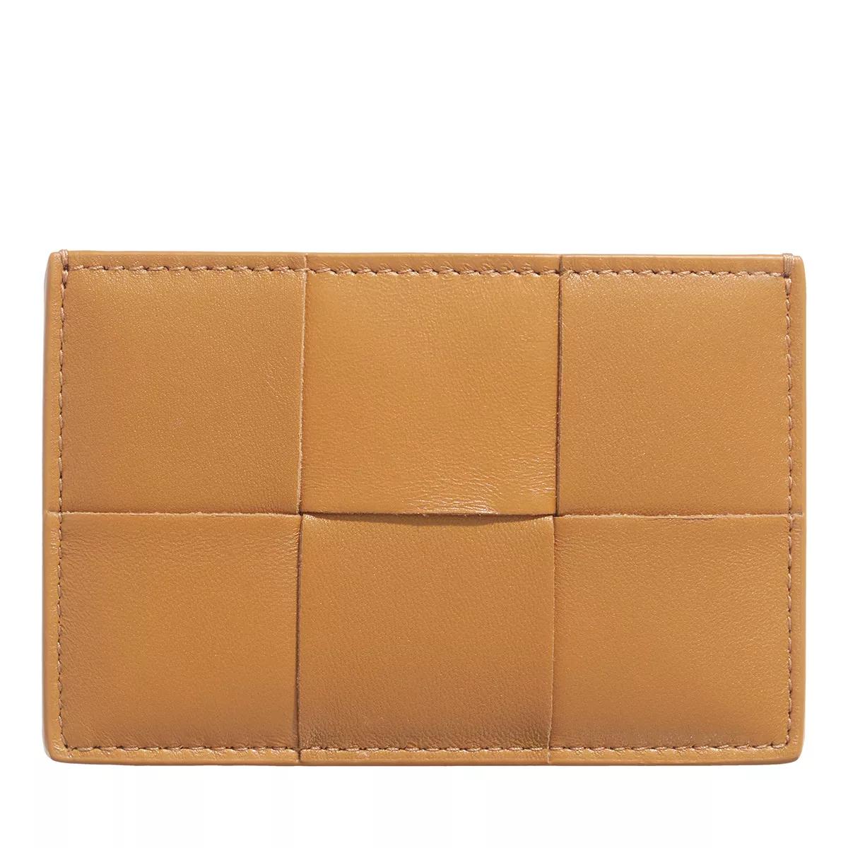 Bottega Veneta Portemonnaie - Card Holder Leather - Gr. unisize - in Braun - für Damen