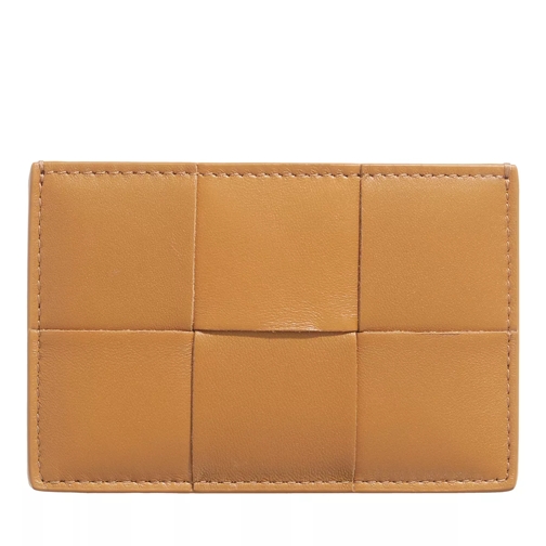 Bottega Veneta Card Holder Leather Camel Korthållare