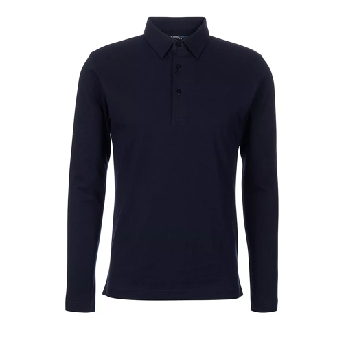Georg Roth Los Angeles DENVER Polo Long Sleeve NAVY Casual topjes