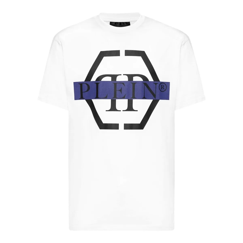 Philipp Plein T-Shirt T-Shirt Rundhalsausschnitt Ss weiss